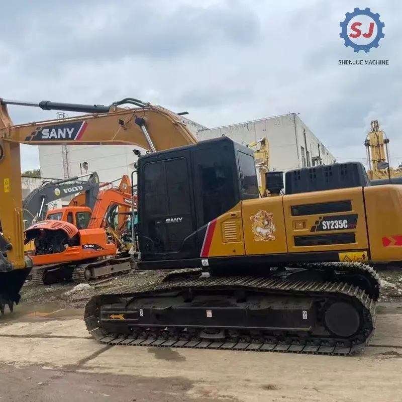 Advanced Model Hot Sale Second-hand SANY SY235C Heavy Hydraulic Excavator Global Solution
