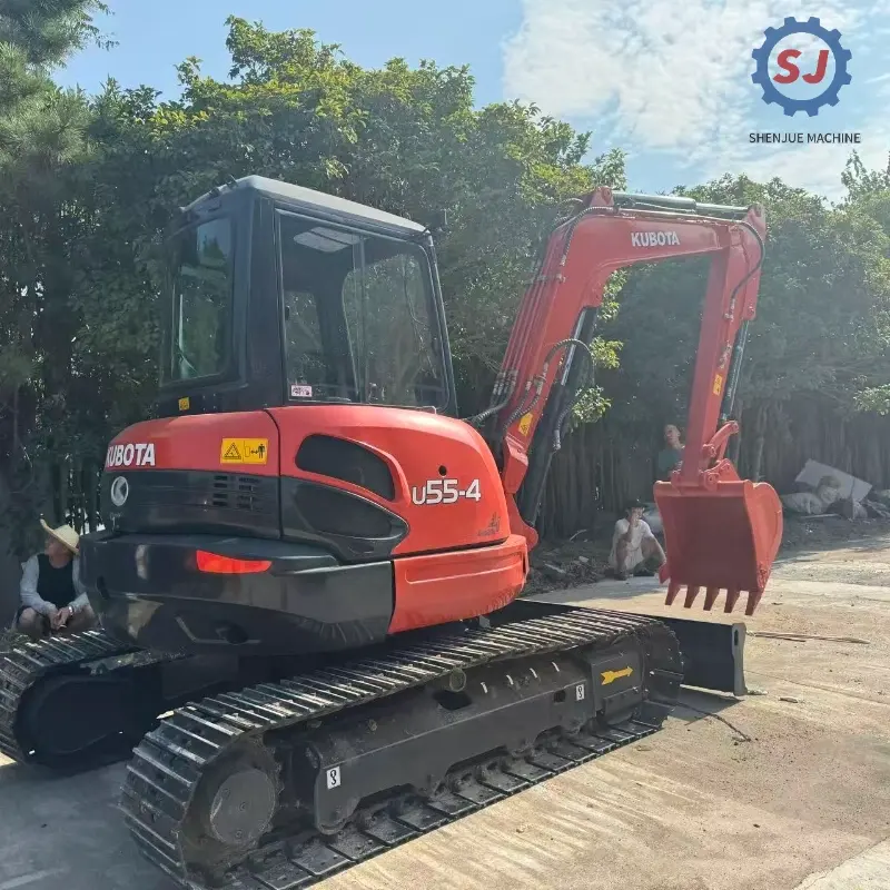 Compact Hot Sale Used KUBOTA 55U Mini Excavator Zero Tail Swing Solution Global (1)