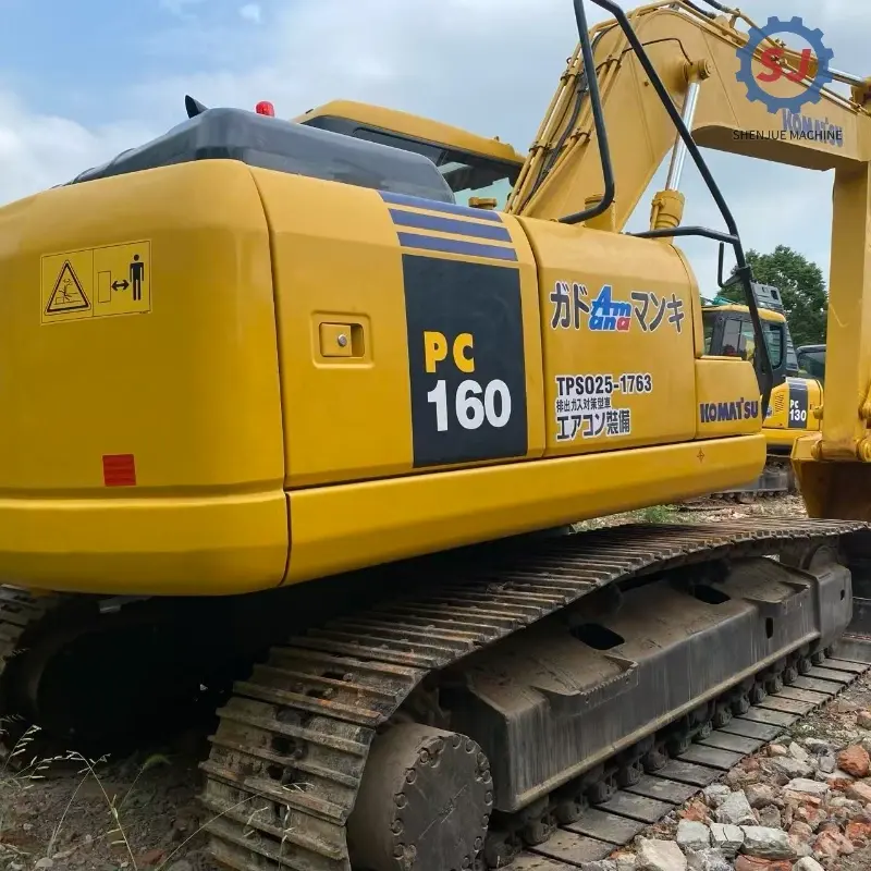 Competitive Price Good Condition Second-hand KOMATSU PC160 Hydraulic Excavator Construction Equipment (1)