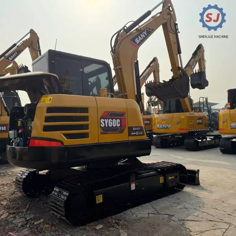 Good Condition Competitive Price Second-hand SANY SY60C Small Hydraulic Excavator Equipment