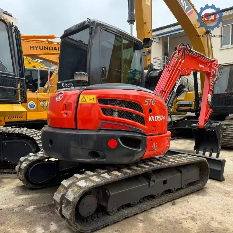 Good Condition Low Price Second-hand KUBOTA 57-4 Small Hydraulic Digger Machine Supplier (1)