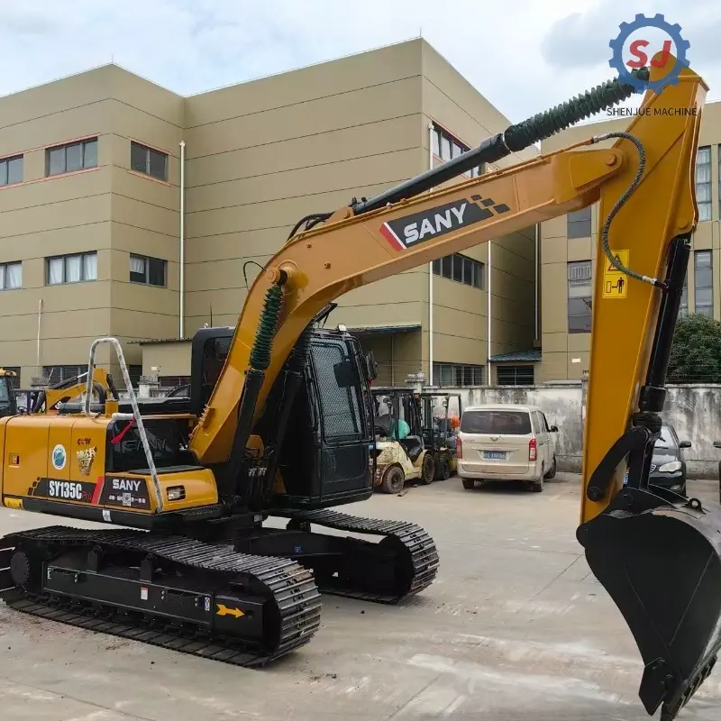 Heavy Duty Hot Sale Used SANY SY135C Large Crawler Excavator Mining Equipment Global