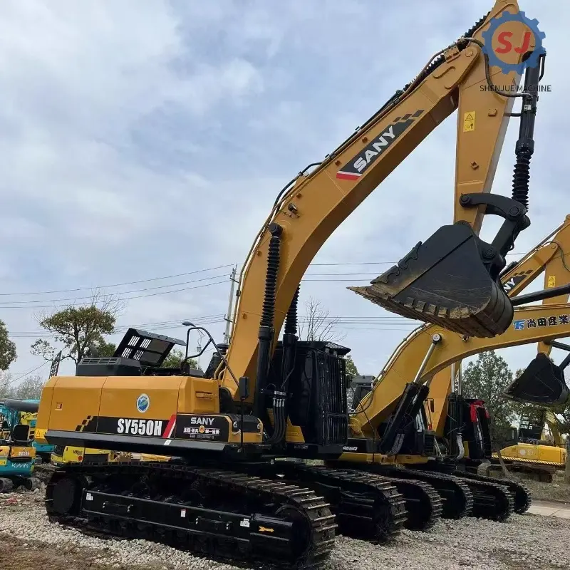 Maximum Capacity Hot Sale Used SANY SY550H Largest Mining Excavator Global Supplier Solution