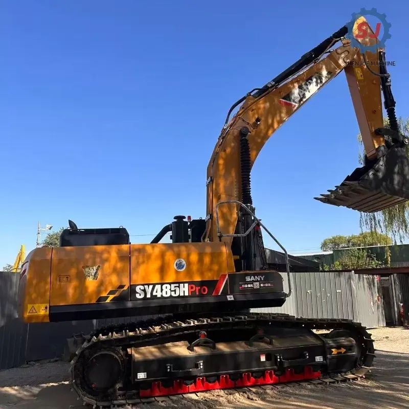 Mining Grade Powerful Second-hand SANY SY485H Mega Crawler Excavator Equipment Global