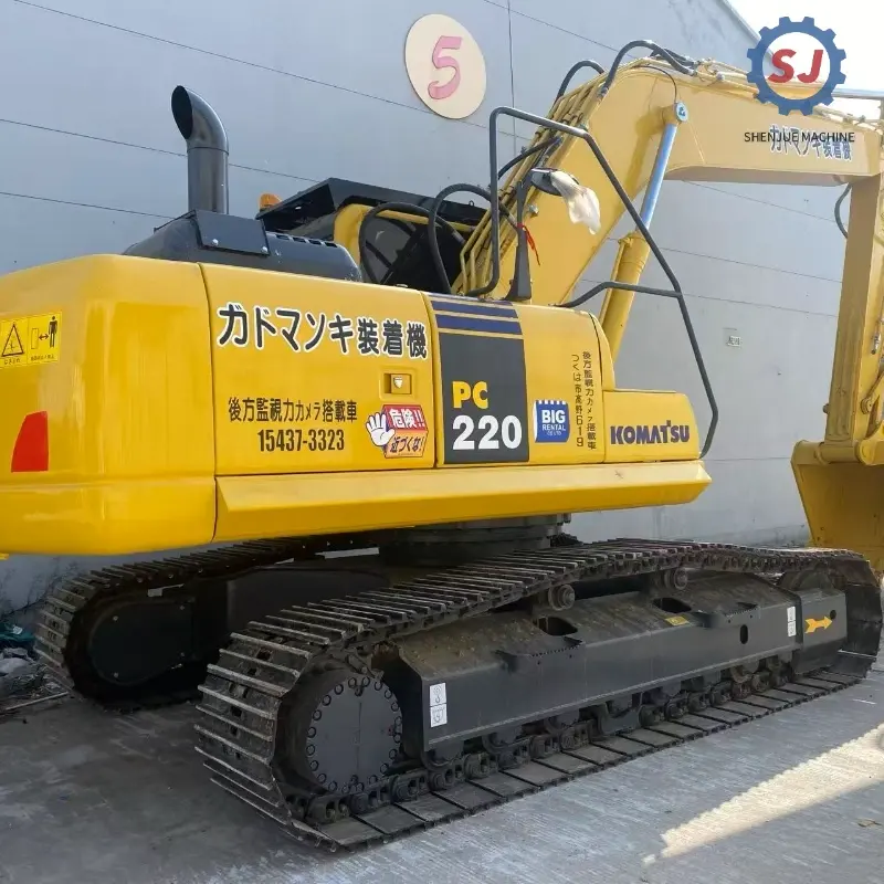 Robust Efficient Used KOMATSU PC220 Large Crawler Excavator Global Supply Solution (1)