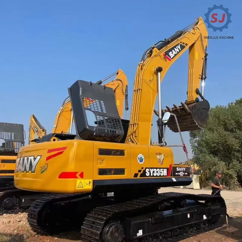 Super Power Hot Sale Second-hand SANY SY335H Heavy Mining Excavator Global Supply