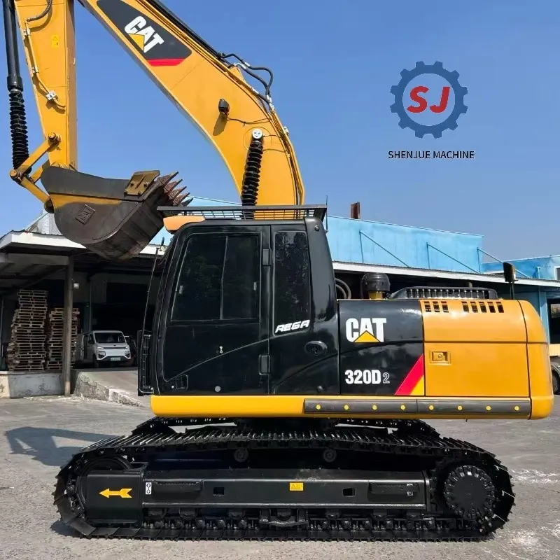 Caterpillar Used CAT320D2 excavator Japanese brand 20 tons mining machine