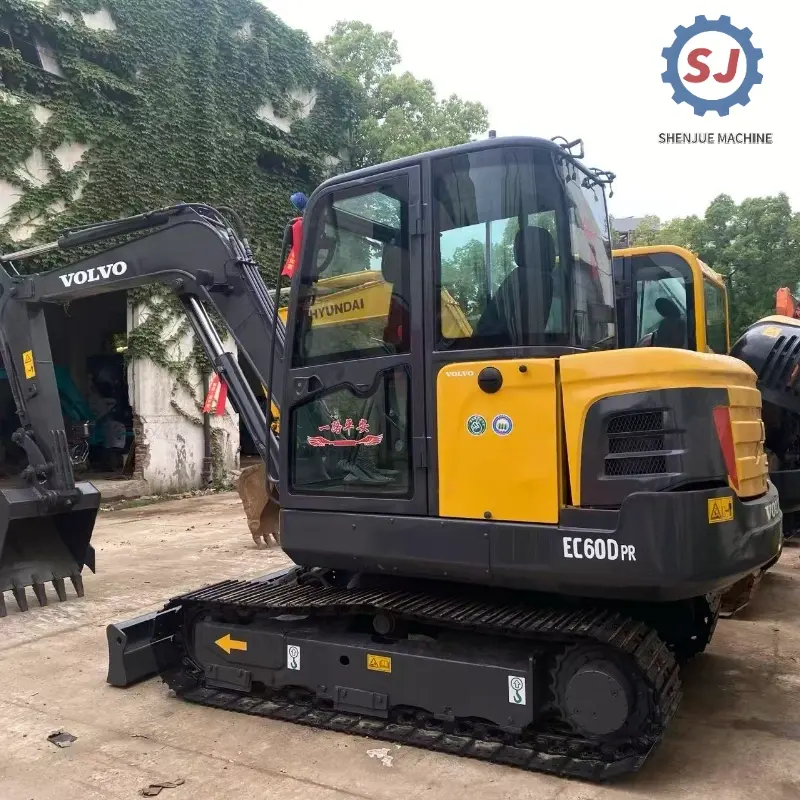 Cheap High Performance Second Hand VOLVO EC60 Hydraulic Excavator (1)