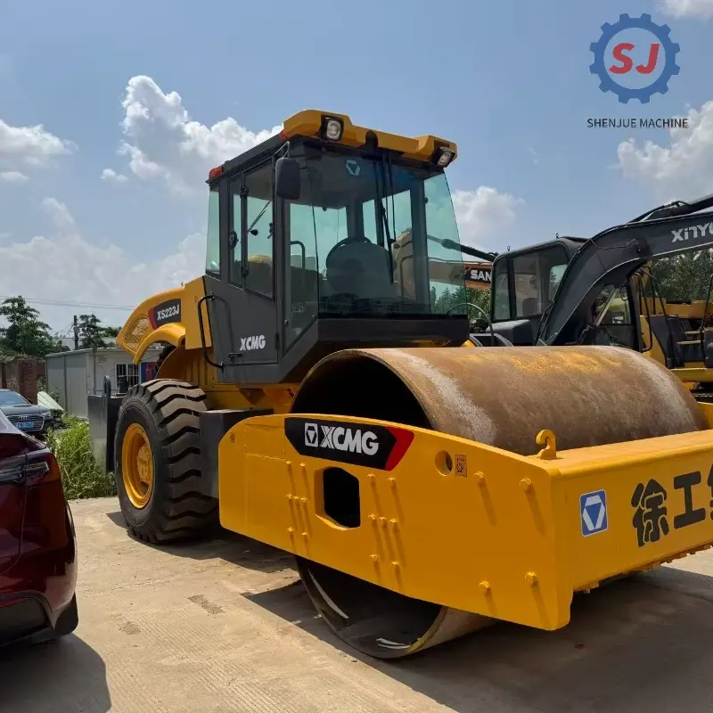 Durable Used XCMG XS223J Single Drum Roller High Cost Performance Engineering Machinery