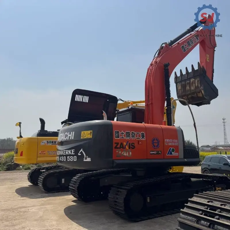 Heavy Duty Robust Used HITACHI ZAX240 Large Crawler Excavator Mining Solution