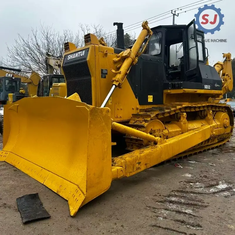 Heavy Duty Second-hand SHANTUI SD32 Bulldozer Powerful Competitive Price Engineering Equipment