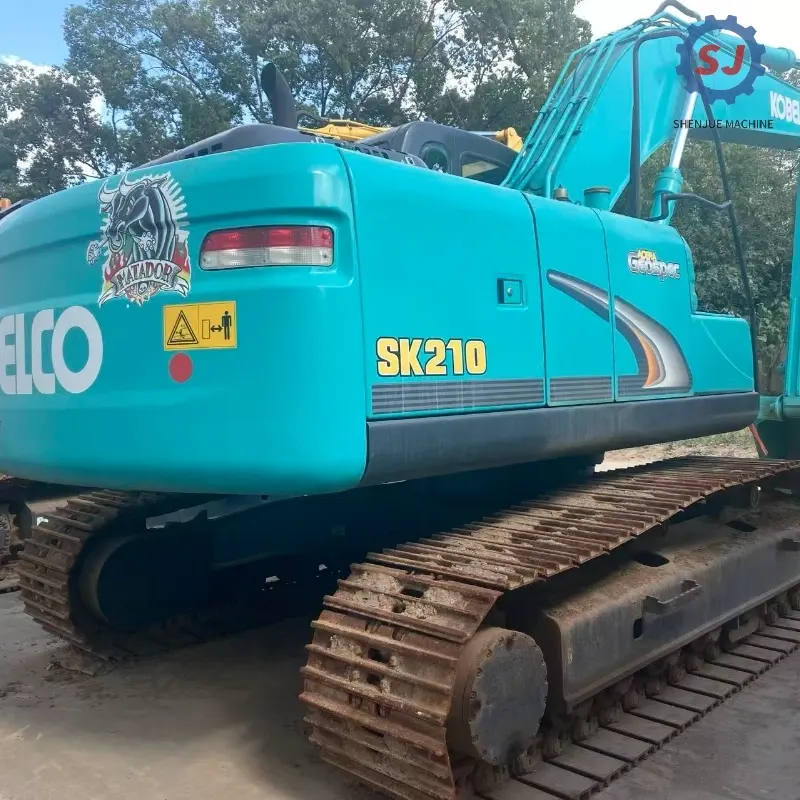 High Performance Efficient Second-hand KOBELCO SK210 Hydraulic Excavator for Sale