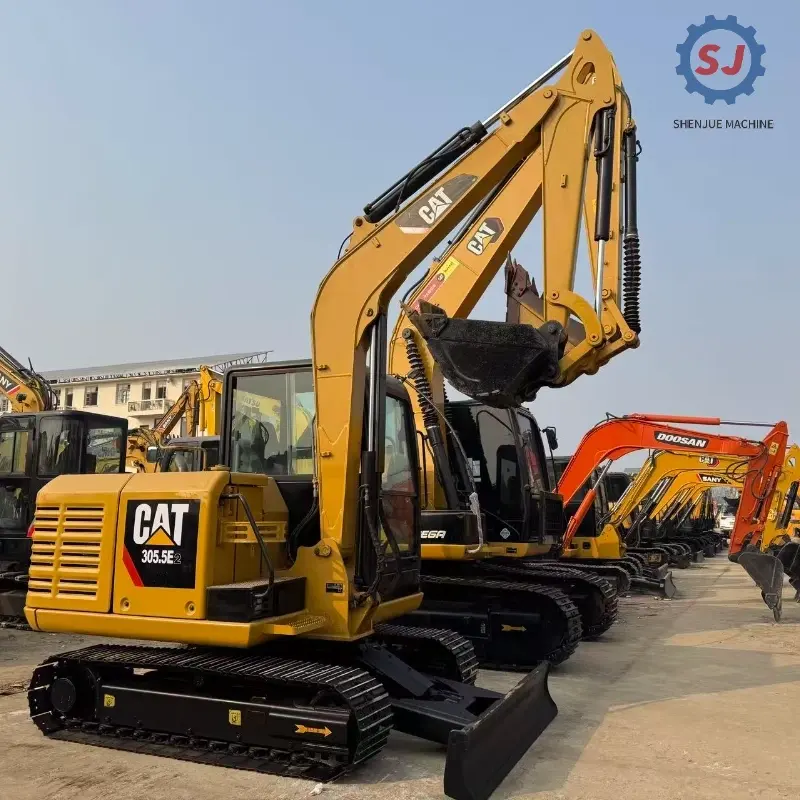 Hot Sale Second Hand CAT 305.5E Small Excavator Durable Machine