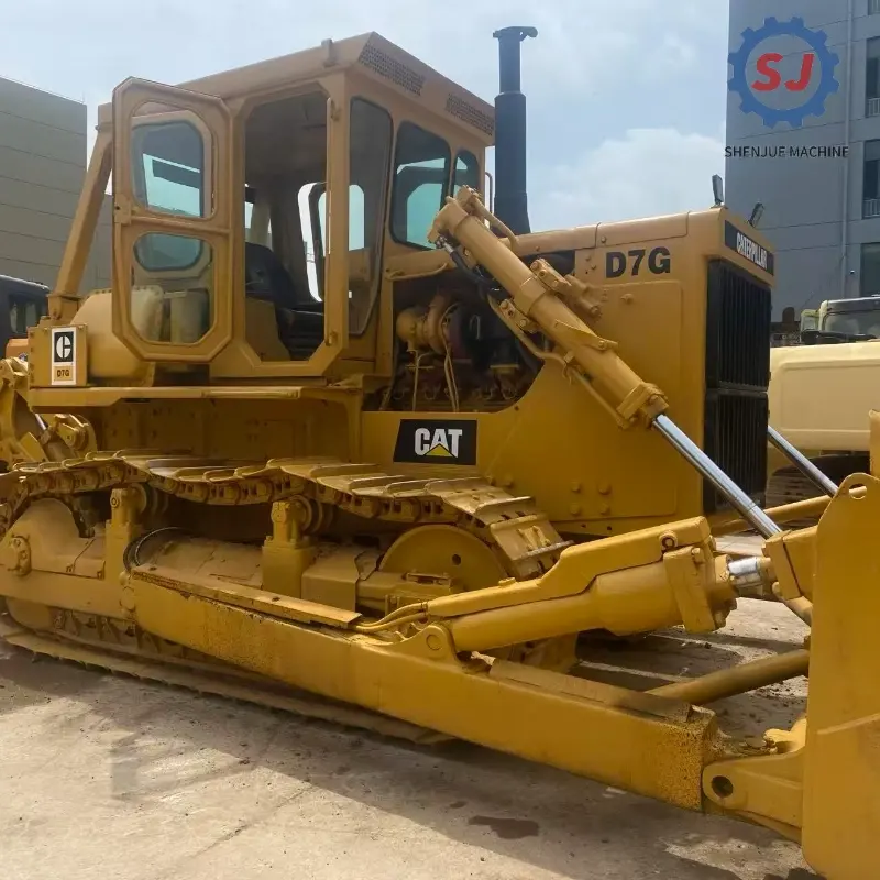 جرافة CAT D7G ثقيلة مستعملة أصلية بحالة جيدة، مصدر حفر رمل
