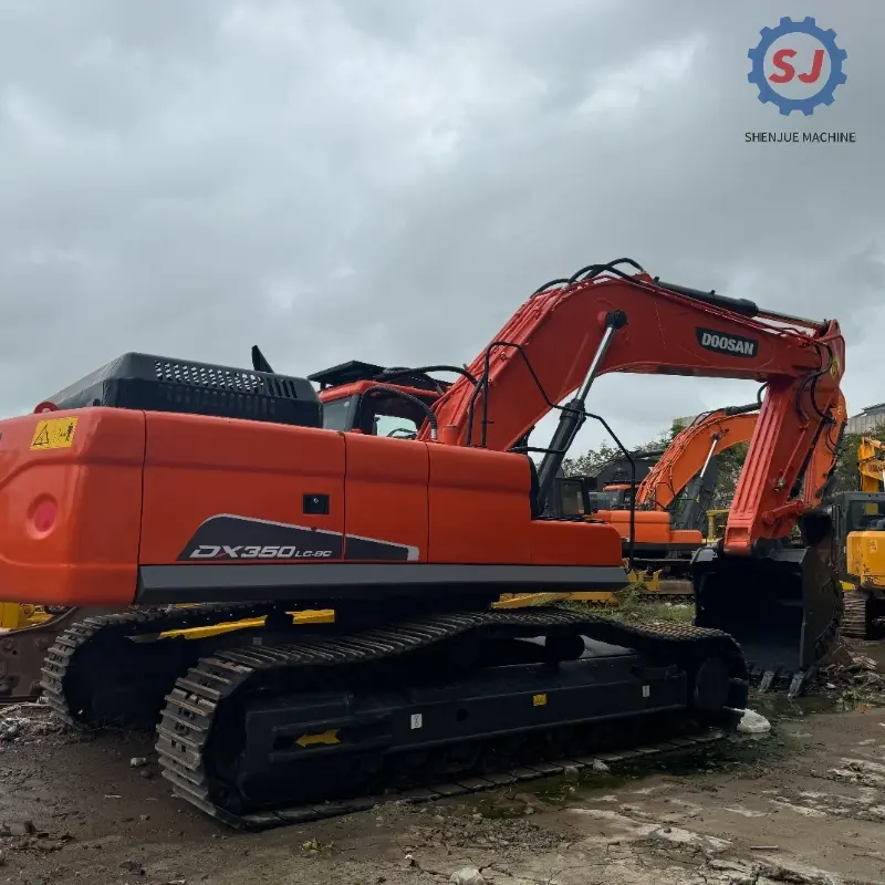 Powerful Efficient Second-hand DOOSAN DX350LC Large Hydraulic Excavator Equipment Supplier