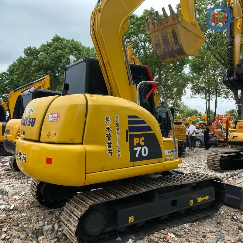 Robust Powerful Used KOMATSU PC70-8 Small Crawler Excavator Construction Equipment Global