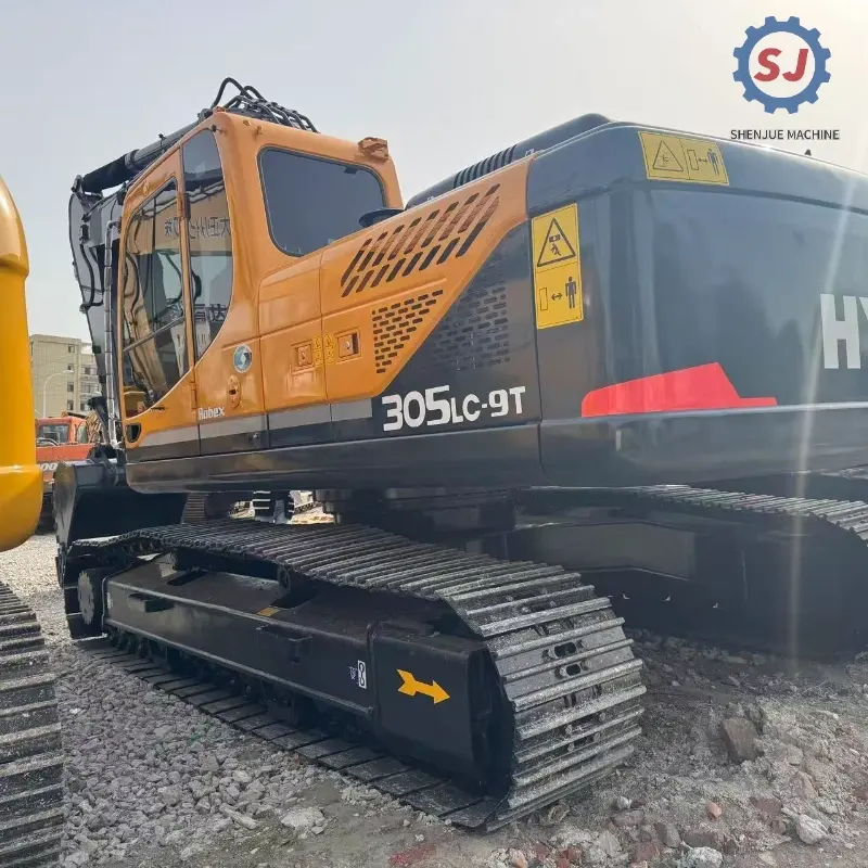 Robust Reliable Second-hand HYUNDAI R305 Medium Crawler Excavator Construction Machinery