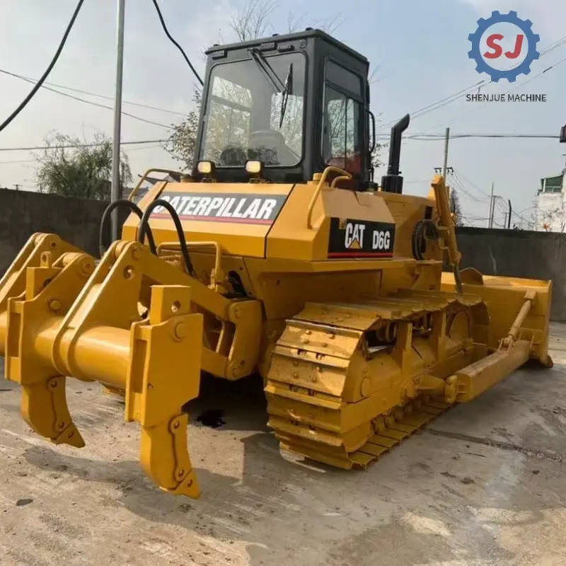 Second-hand CAT D6G Medium Dozer Low Maintenance Costs Powerful Engineering Machinery