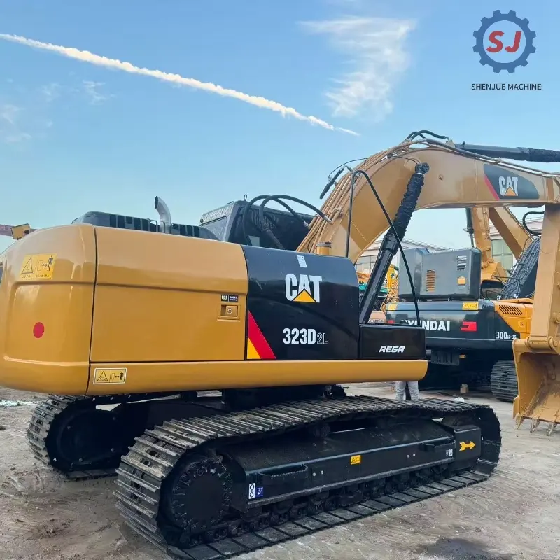Used CAT 323D2L Long Reach Crawler Machine Good Condition