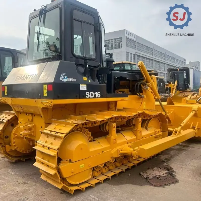 Used SHANTUI SD16 Crawler Dozer Good Condition Hot Selling Construction Machinery Distributor